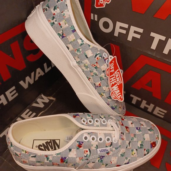 Vans Shoes - Vans Authentic Stacked Woven Floral Shoes Platform VN0A5KXXZA